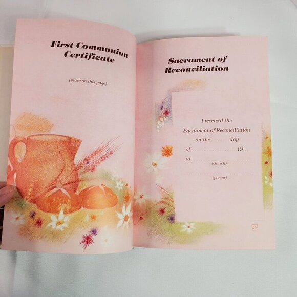 My First Communion Keepsake Book Vintage 1989 - Picture 6 of 7